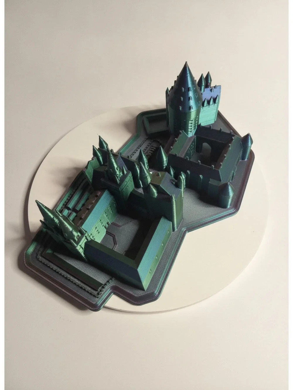 3D Printed Hogwarts Castle Model